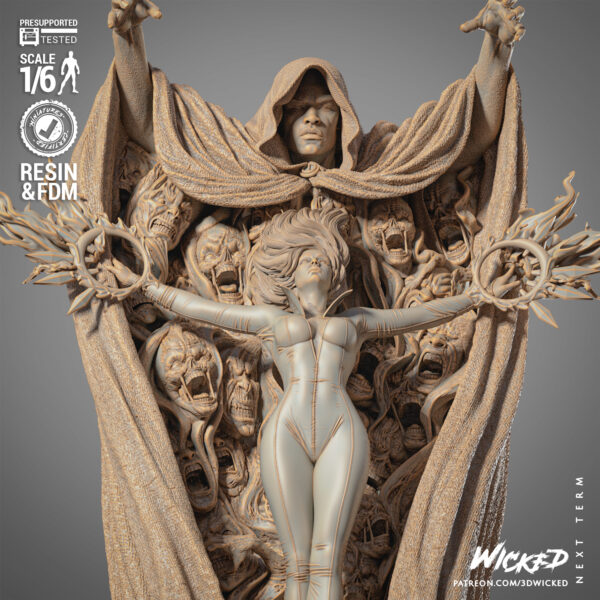 Cloak & Dagger Diorama – Personnage Comics.