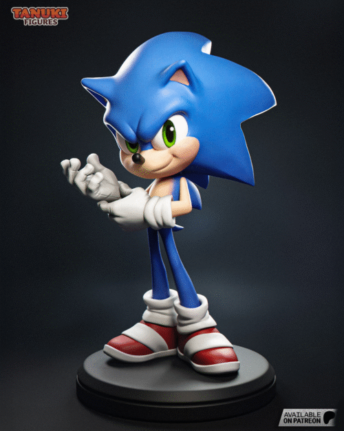 Sonic Toon – Personnage Jeux.