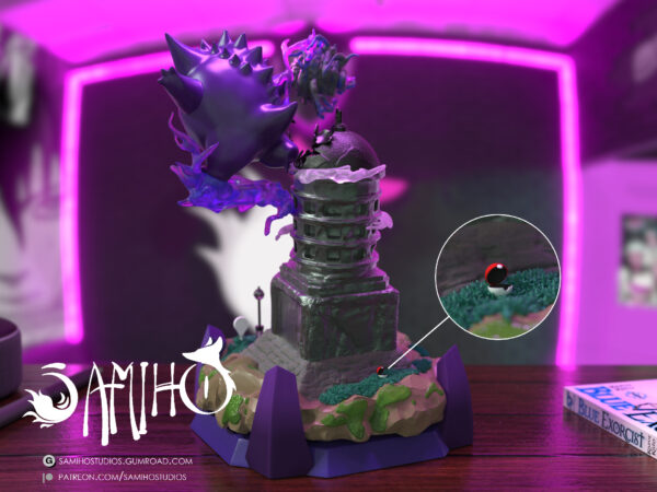 Gengar Diorama – Personnage Jeux video.
