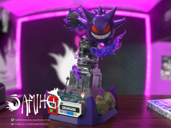 Gengar Diorama – Personnage Jeux video.