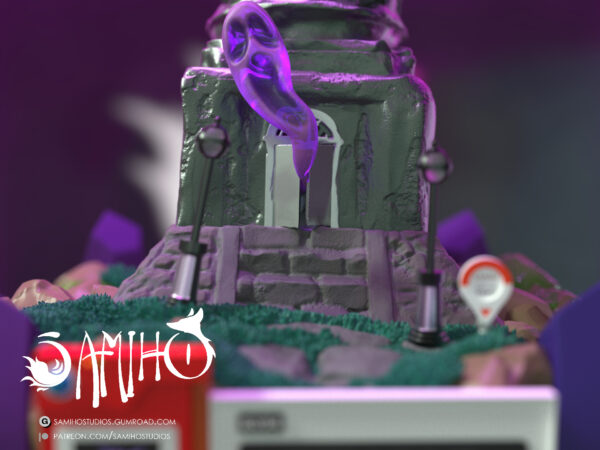 Gengar Diorama – Personnage Jeux video.