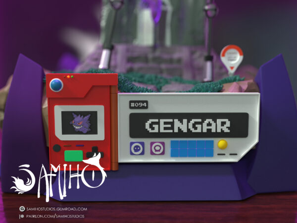 Gengar Diorama – Personnage Jeux video.