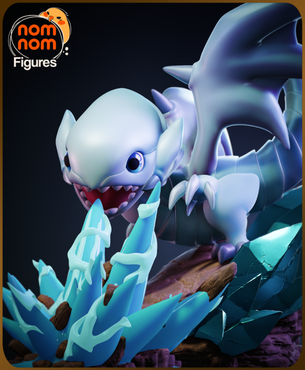 Beautyshot_02 Blue eyes white dragon Chibi – Personnage Anime.