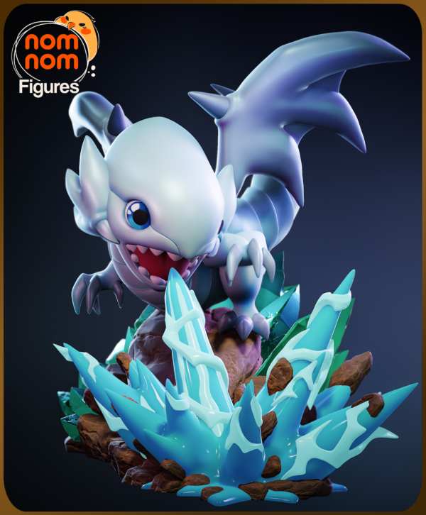 Beautyshot_03 Blue eyes white dragon Chibi – Personnage Anime.