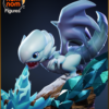 Blue eyes white dragon Chibi – Personnage Anime.