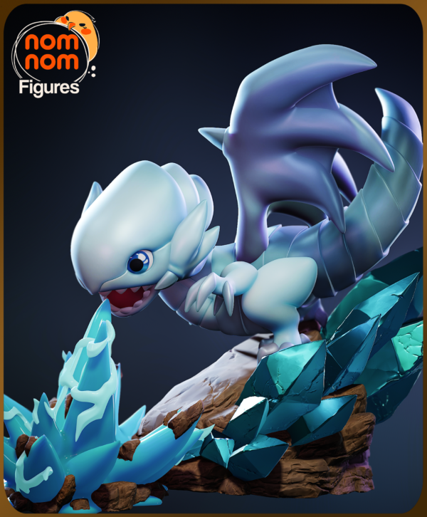 Beautyshot_04 Blue eyes white dragon Chibi – Personnage Anime.