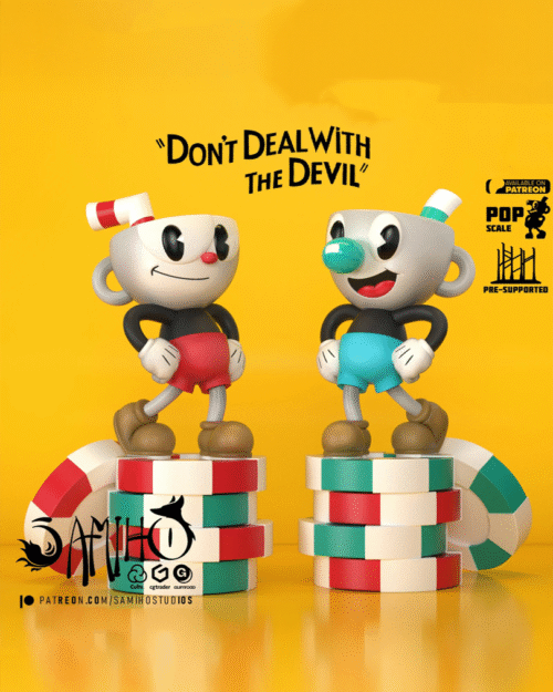Cuphead & Mugman – Personnage Jeux video.