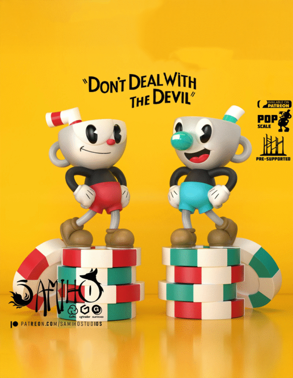 Cuphead & Mugman – Personnage Jeux video.