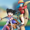 Goku and Bulma – Personnage Anime.