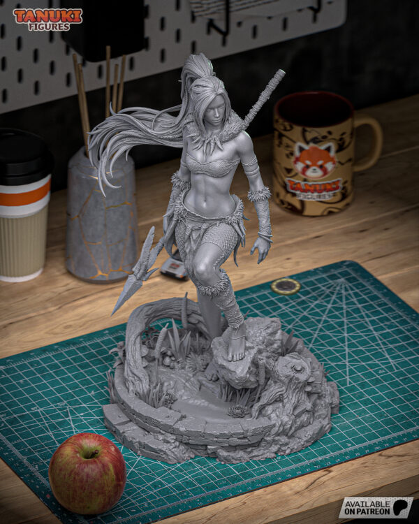 Nidalee_Print-Test_06 Nidalee – Personnage Jeux video.