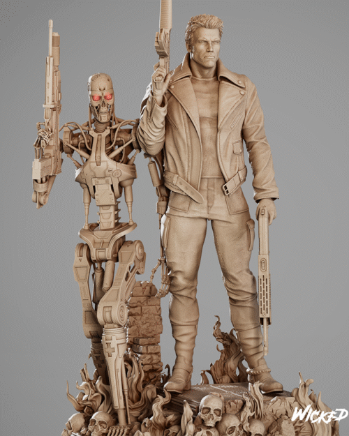 Terminator Diorama – Personnage Film.