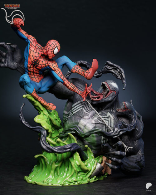 Spiderman vs Venom – Personnage Comics.
