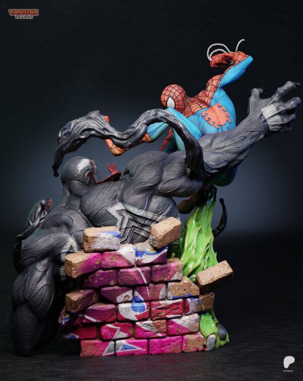Spiderman vs Venom – Personnage Comics.
