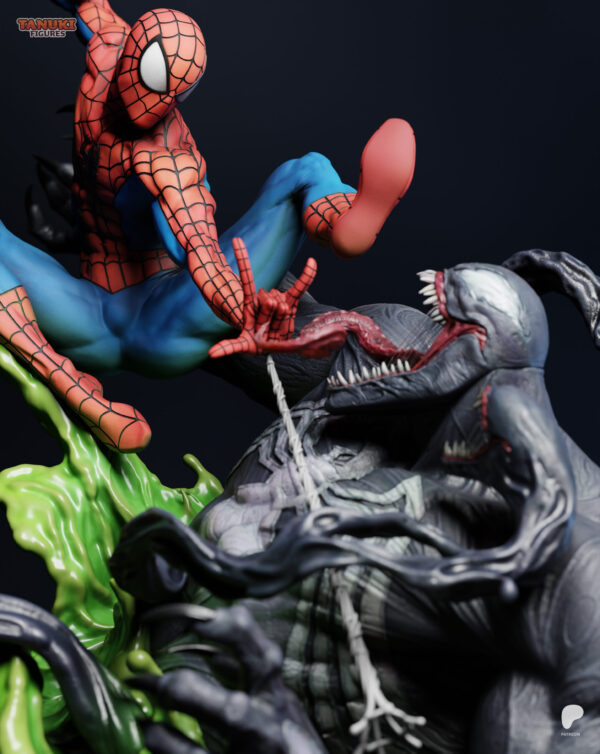 Spiderman vs Venom – Personnage Comics.