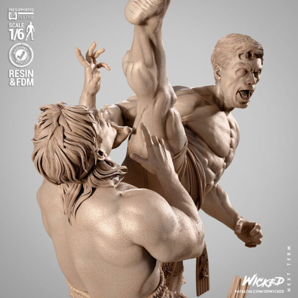 042025 Wicked - Bloodsport Diorama Image 002 Bloodsport Diorama – Personnage Film.