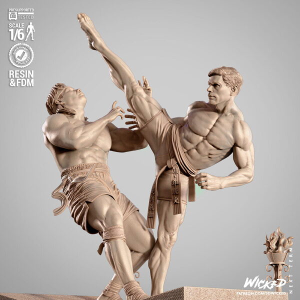 042025 Wicked - Bloodsport Diorama Image 003 Bloodsport Diorama – Personnage Film.