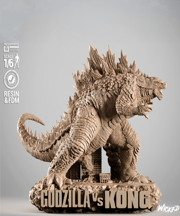070725 Wicked - Godzilla Sculpture Image 001 Godzilla – Personnage Film.
