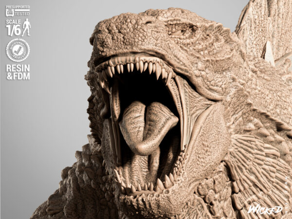 070725 Wicked - Godzilla Sculpture Image 005 Godzilla – Personnage Film.