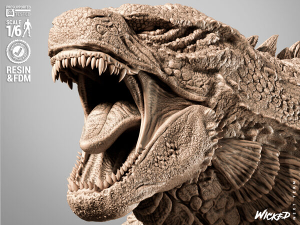 070725 Wicked - Godzilla Sculpture Image 006 Godzilla – Personnage Film.