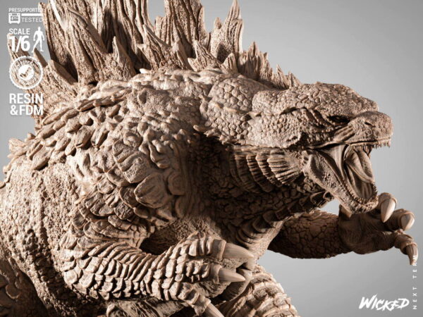 070725 Wicked - Godzilla Sculpture Image 010 Godzilla – Personnage Film.