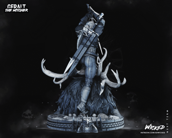 082123 Wicked - Geralt Sculpture Image 005 Witcher– Personnage Jeux.