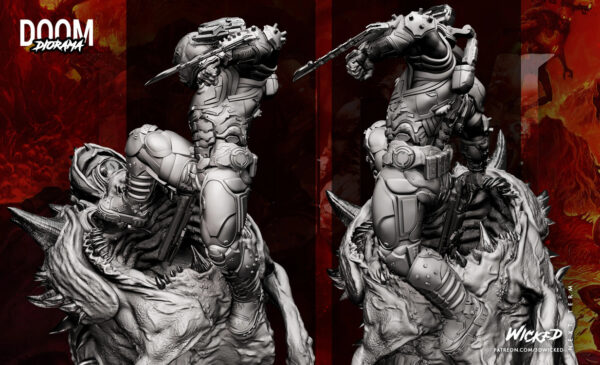 090422 Wicked - Doom Dio 011 Doom Diorama – Personnage Jeux.