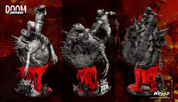 090422 Wicked - Doom Dio 02 Doom Diorama – Personnage Jeux.