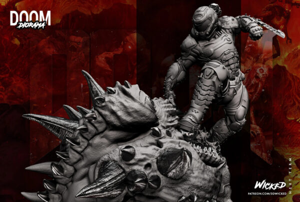 090422 Wicked - Doom Dio 06 Doom Diorama – Personnage Jeux.
