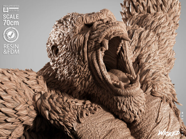 090725 Wicked-Godzilla Vs Kong Diorama Image 012 Godzilla Vs. King Kong – Personnage Film.