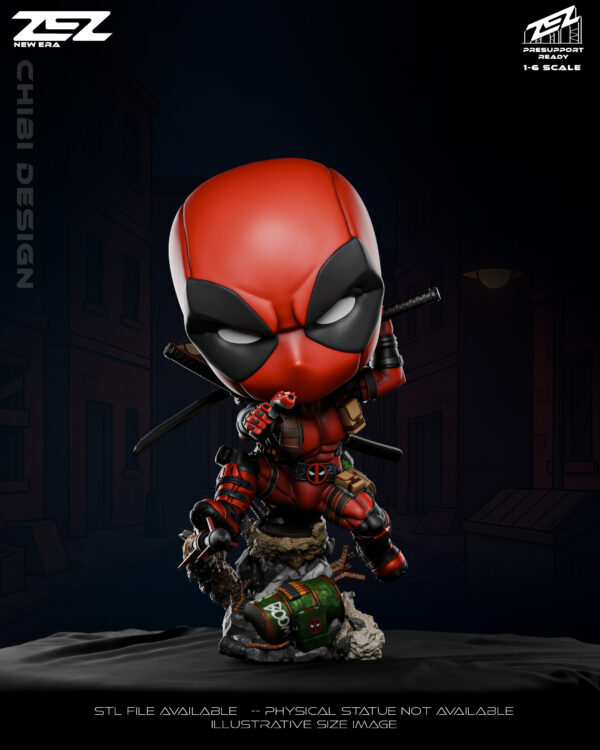 Chibi Deadpool – Personnage Comics.