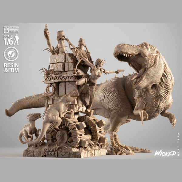 1 TombRaider Diorama – Personnage Jeux