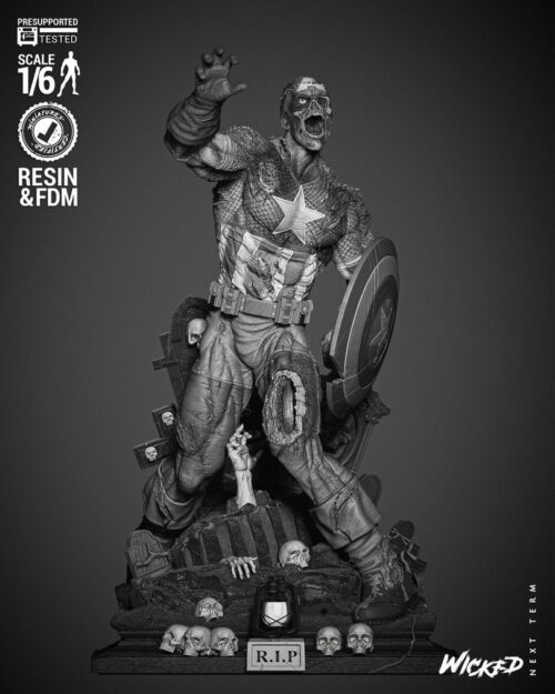 Captain Zombie – Personnage Comics.