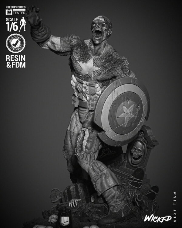 Captain Zombie – Personnage Comics.