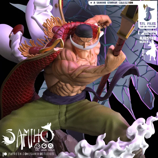 White Beard – Personnage Anime.