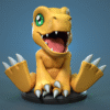 Agumon Chibi – Personnage Anime.