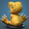 Agumon Chibi – Personnage Anime.
