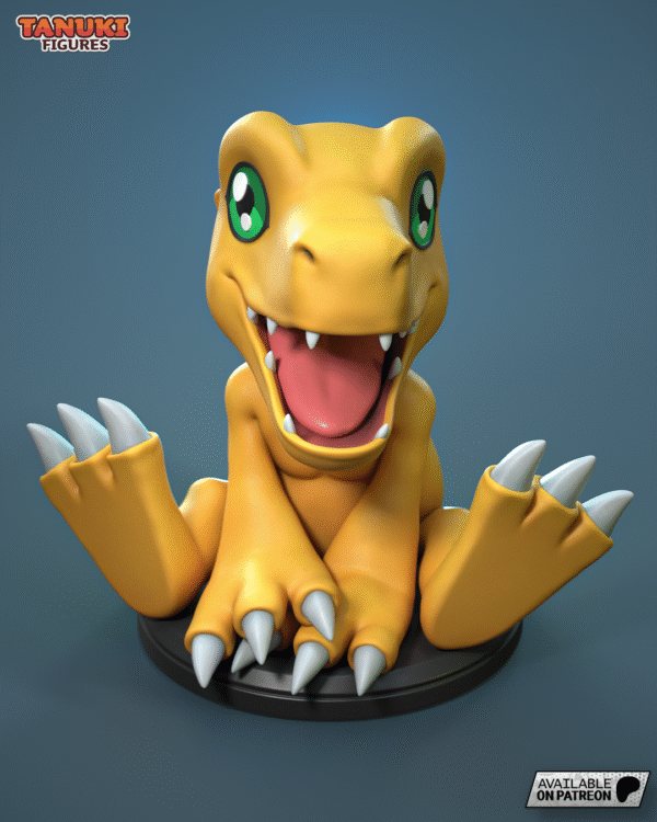 Agumon Chibi – Personnage Anime.