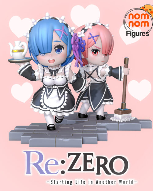 Chibi Rem & Ram – Personnage Anime.