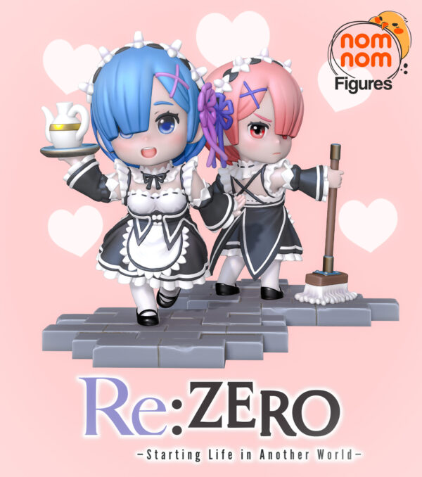 Chibi Rem & Ram – Personnage Anime.