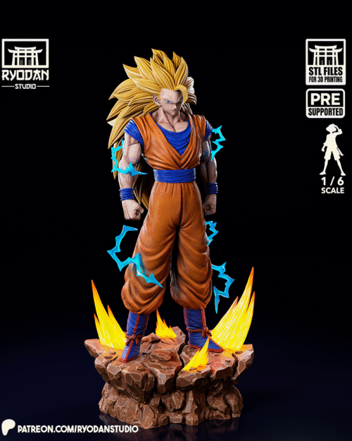 Goku SSJ3 – Personnage Anime.