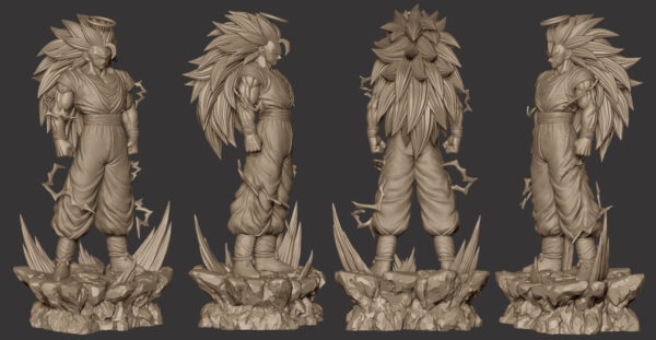 Goku SSJ3 – Personnage Anime.