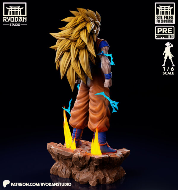 Goku SSJ3 – Personnage Anime.