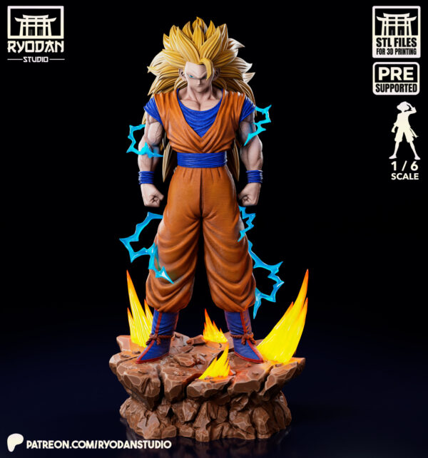 Goku SSJ3 – Personnage Anime.