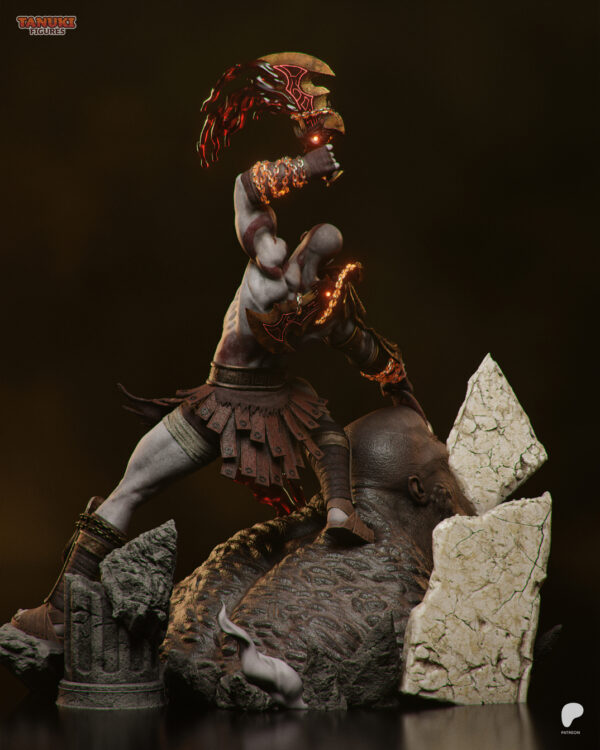 Kratos Diorama – Personnage Jeux video.
