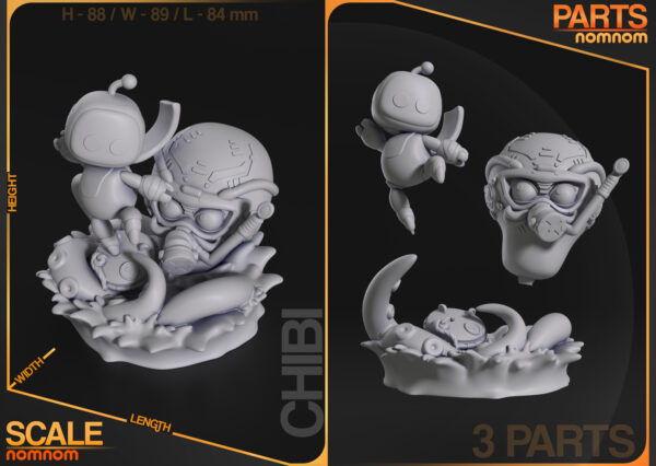 Chibi Astrobot – Personnage Jeux.