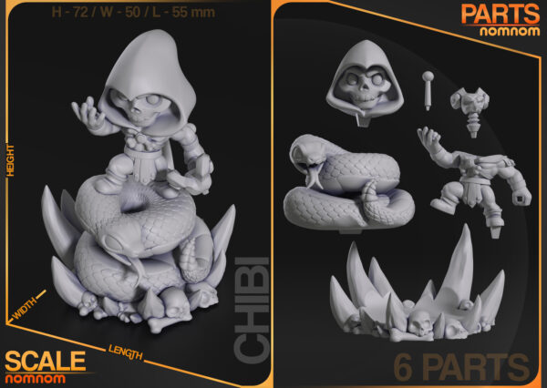 Skeletor Chibi – Personnage Série.