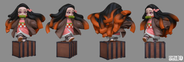 Nezuko Chibi – Personnage Anime.