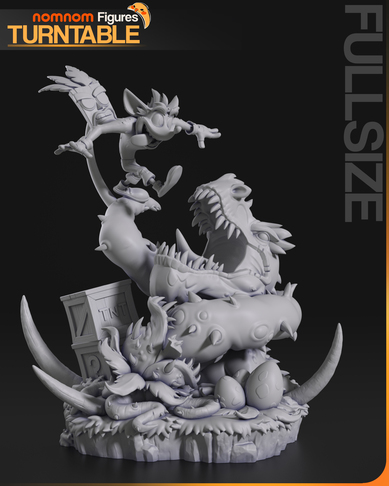 Crash Bandicoot Diorama – Personnage Jeux video.