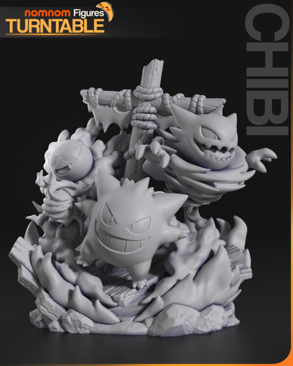 Gengar Evo Line – Personnage Jeux.
