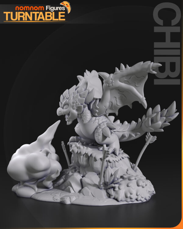 Chibi Rathalos – Personnage Jeux.